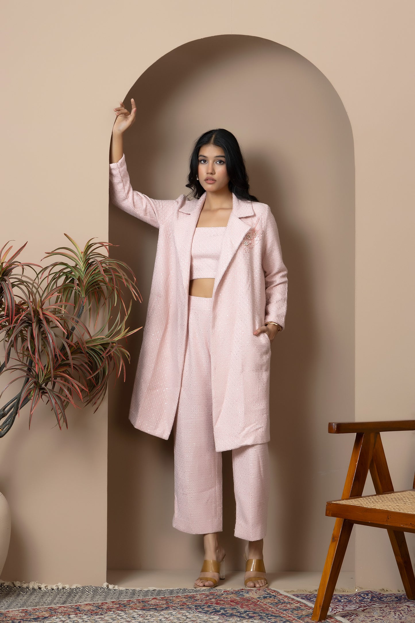 Soft Power Tweed Co-ord