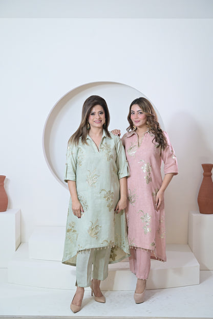 Mint Aura Co-ord Set
